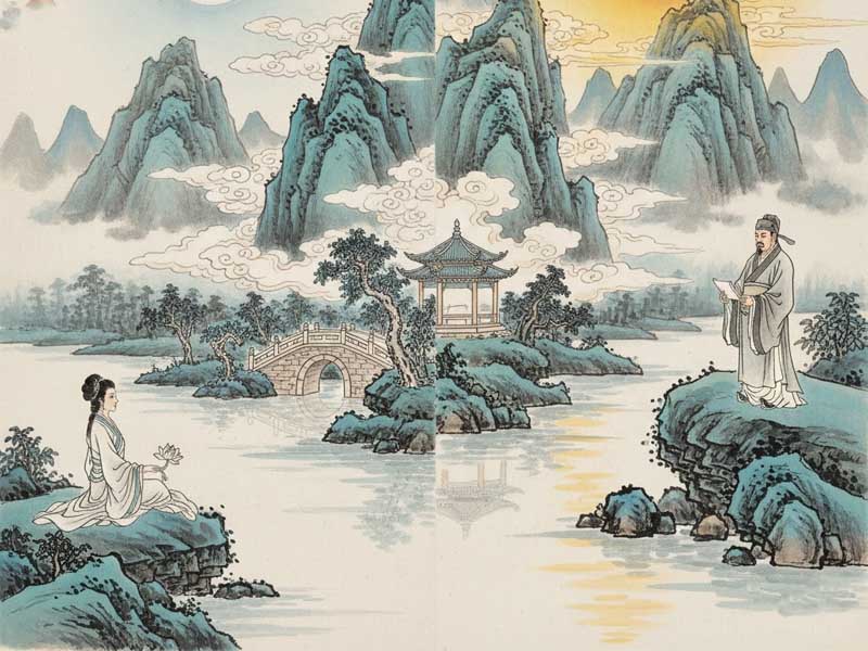 cách cục nhật nguyệt tịnh minh