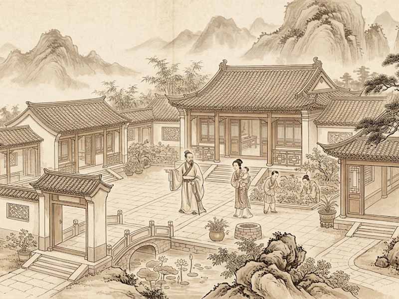 Kình Dương cung Điền Trạch có Hoa Cái, Đường Phù chỉ nhà cao cửa rộng, uy nghi bề thế