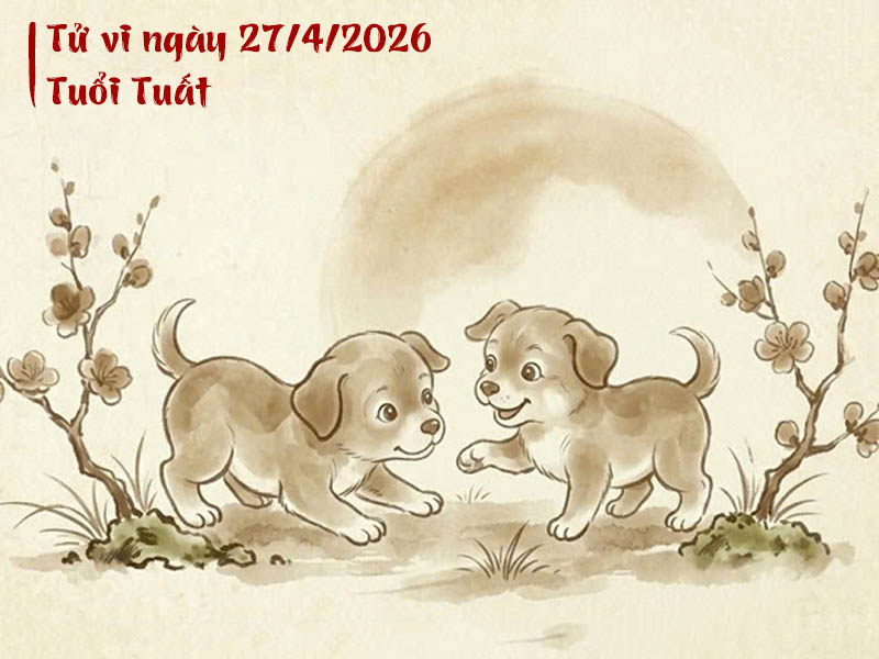 tử vi tuổi tuất ngày 27-4