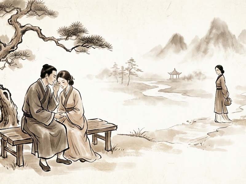 Cung Phu Thê có Đào Hoa, Thiên Riêu, Phục Binh chủ sự phản bội, mối quan hệ ngoài luồng