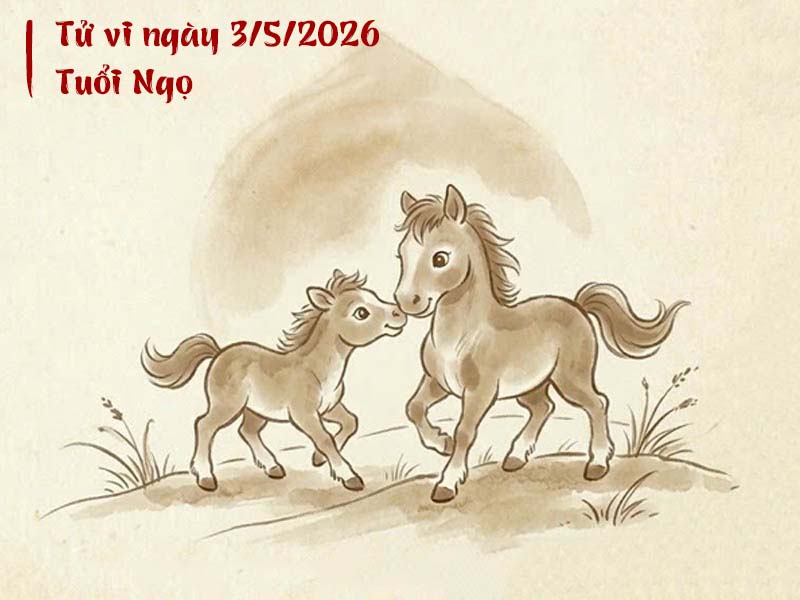 Tử vi ngày 3/5/2026 tuổi Ngọ