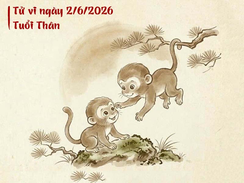 Tử vi tuổi Thân 2/6/2026