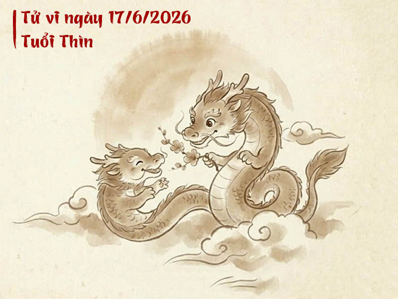 Tử vi ngày 17/6/2026 tuổi Thìn