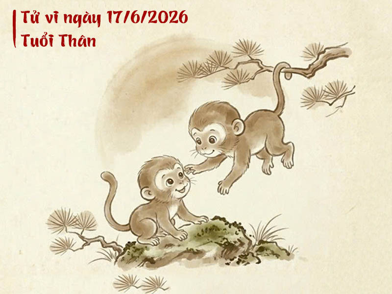 Tử vi ngày 17/6/2026 tuổi Thân