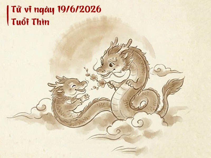 Tử vi ngày 19/6/2026 tuổi thìn