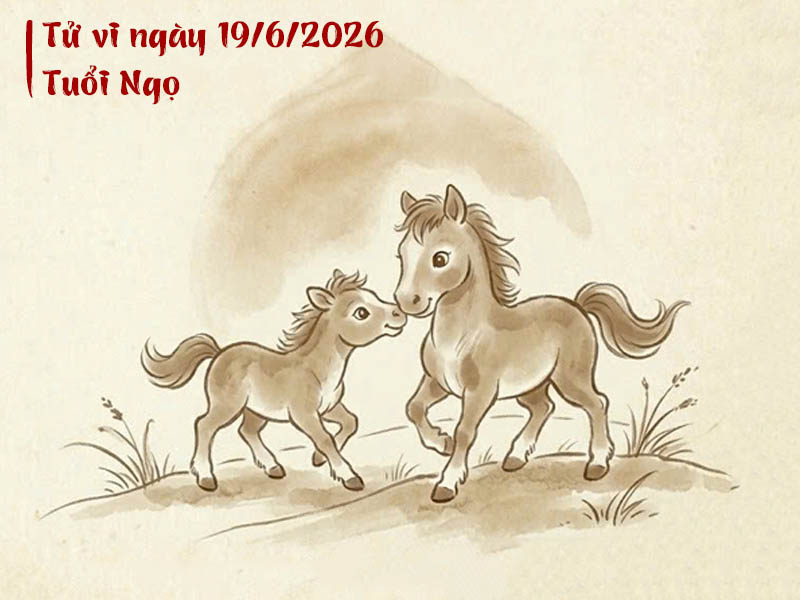 Tử vi ngày 19/6/2026 tuổi ngọ