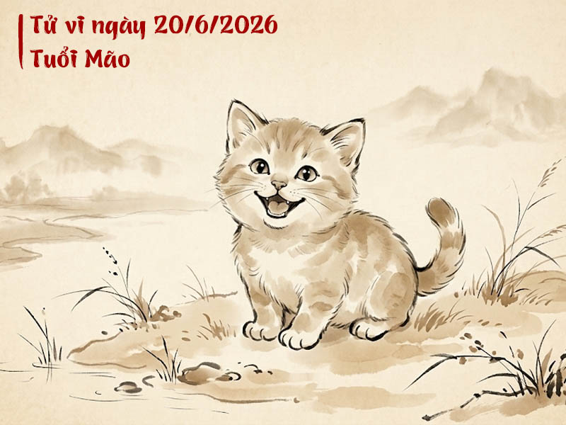 Tử vi ngày 20/6/2026 tuổi mão