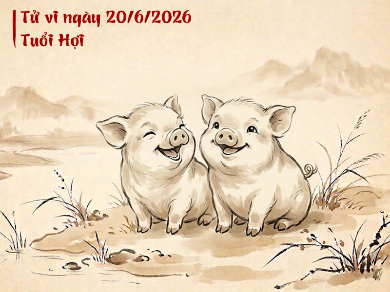 Tử vi ngày 20/6/2026 tuổi hợi