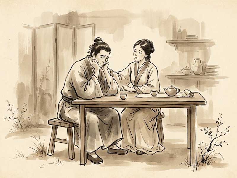Phong Cáo gặp Tuần Triệt tại Phụ Mẫu