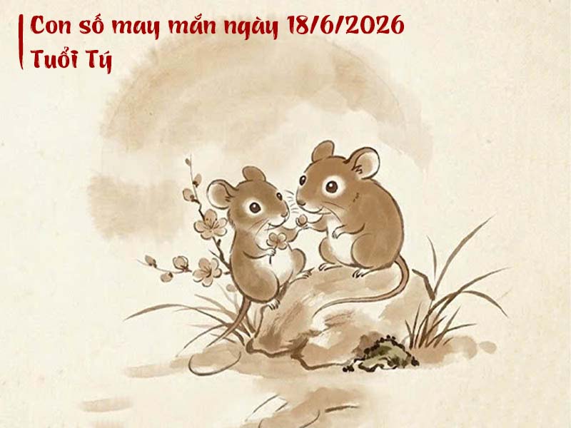Con số tử vi may mắn ngày 18/6/2026 tuổi Tý