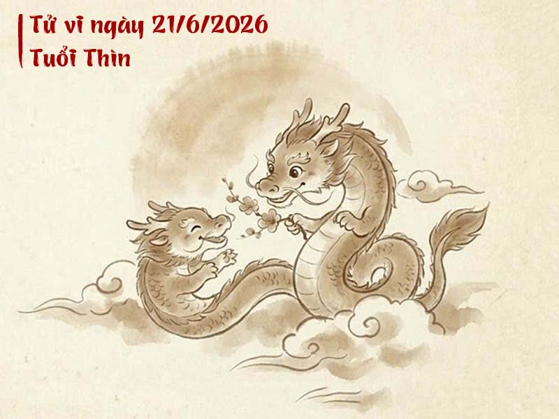 tử vi ngày 21/6 tuổi Thìn