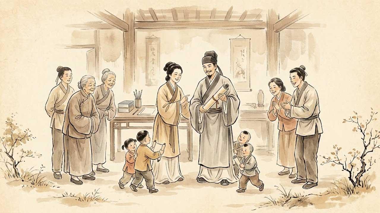 Sao Phong Cáo cung Phụ Mẫu chủ sự cha mẹ học rộng tài cao, gia tộc hiển hách