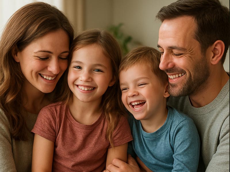 thiên hỷ cung phụ mẫu gia đình hòa hợp 
