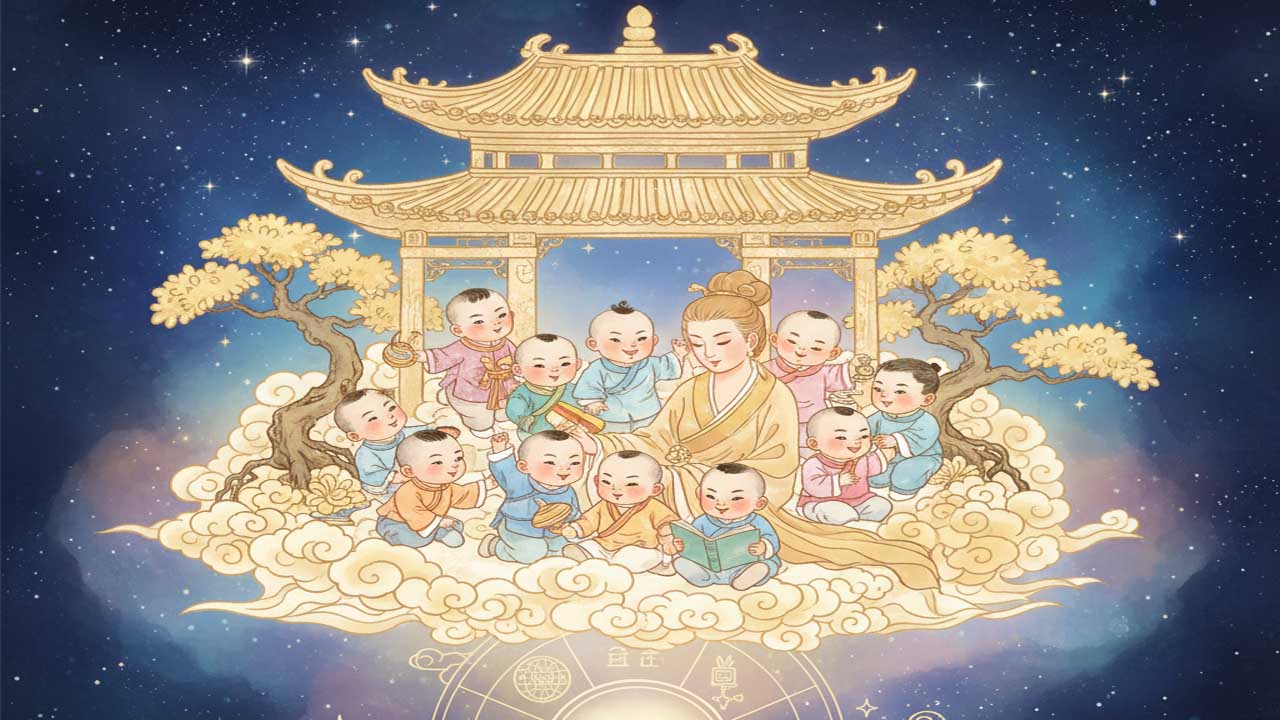 Cung Tử Tức chủ về đường con cái, sinh nở, mối quan hệ và tương lai