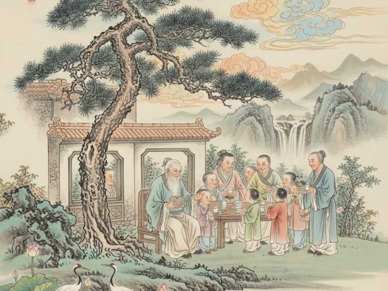 tam phương tứ chính của cung phúc đức