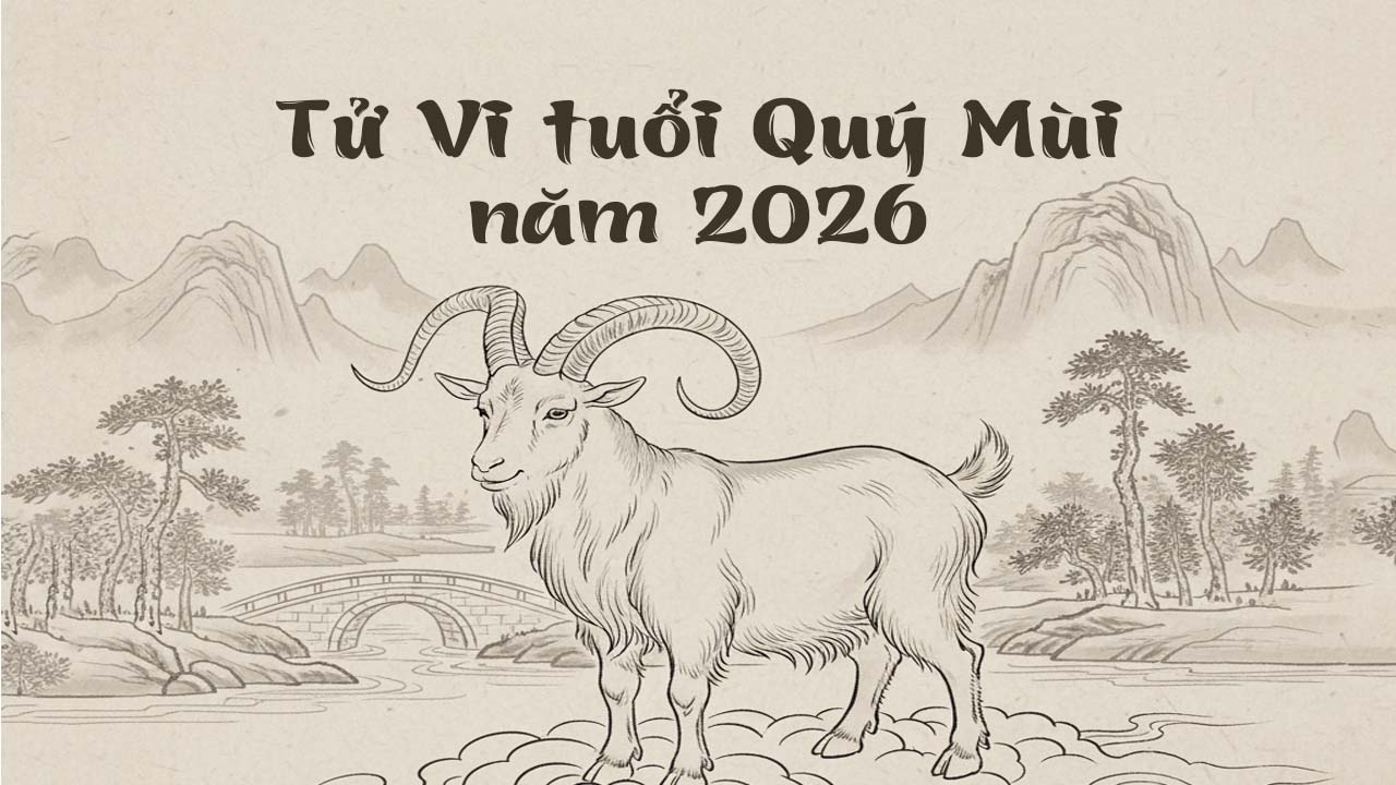 Tử Vi tuổi Quý Mùi năm 2026 chủ mệnh cần tạo sự bận rộn cho bản thân
