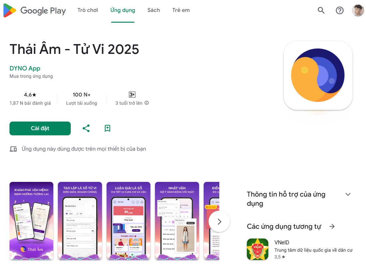 app thái âm