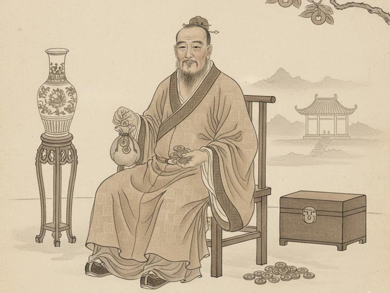 Tử Vi Tham Lang tại cung Tài Bạch