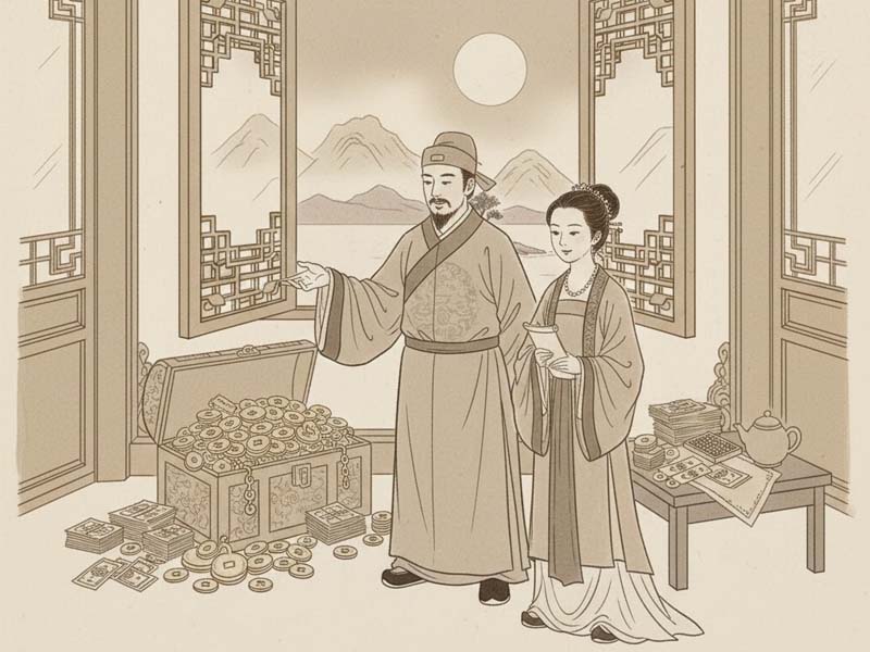 Ân Quang cùng Hồng Loan an cung Phu Thê