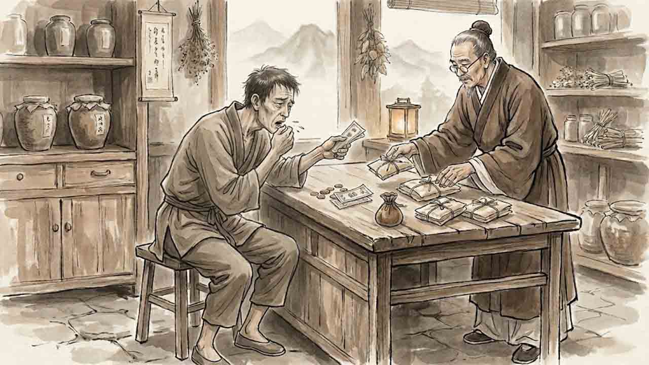 Sao Bệnh cung Tài Bạch ưu tiên sự an ổn, dòng tiền trì trệ, tiêu hao vào thuốc thang