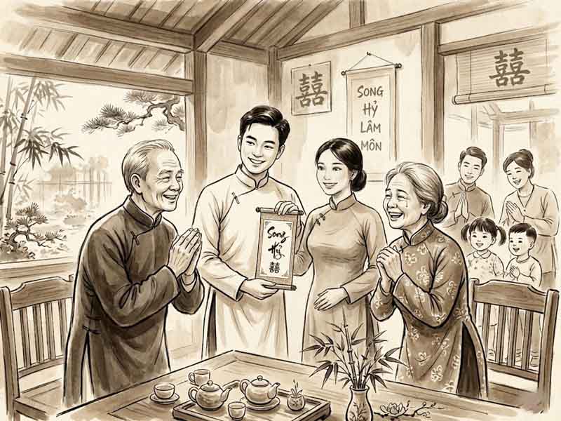 sao hỷ thần cung phụ mẫu kết hợp sao thiên hỷ