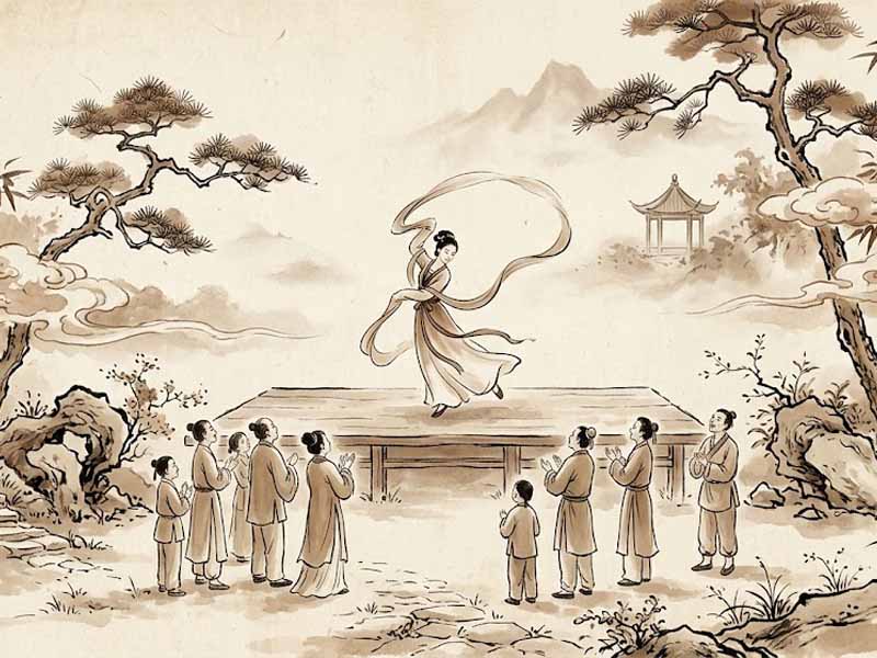Tấu Thư gặp Thiên Hỷ, Hỷ Thần tại Tử Tức con cái có năng khiếu ca hát, biểu diễn