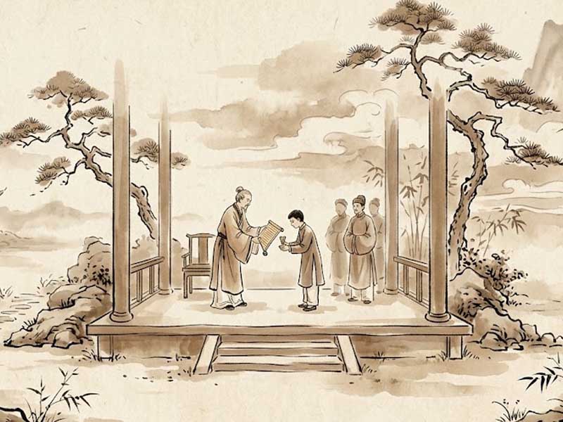 Tấu Thư, Đường Phù an cung Tử Tức chỉ sự phong thái đĩnh đạc, học vấn vững vàng