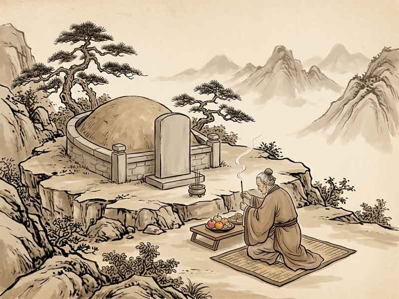 luận giải mồ mả phong thủy trên lá sô có sao lộc tồn cung phúc đức