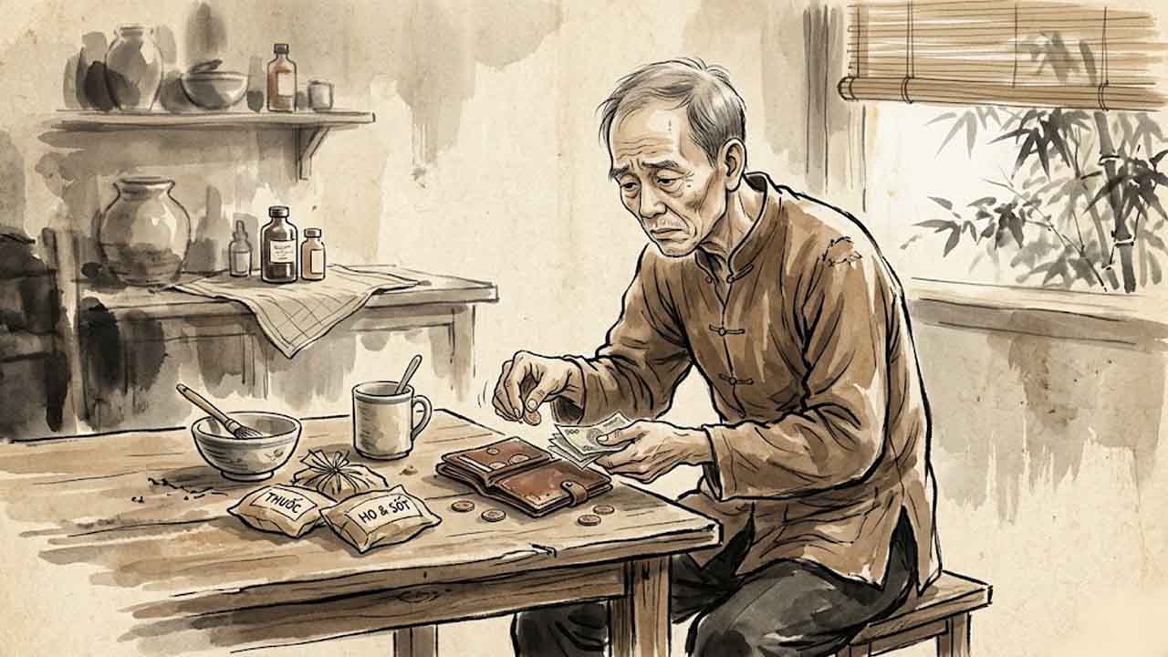 Sao Bệnh Phù cung Tài Bạch chủ sự tài chính tắc nghẽn, kiếm tiền nuôi bệnh