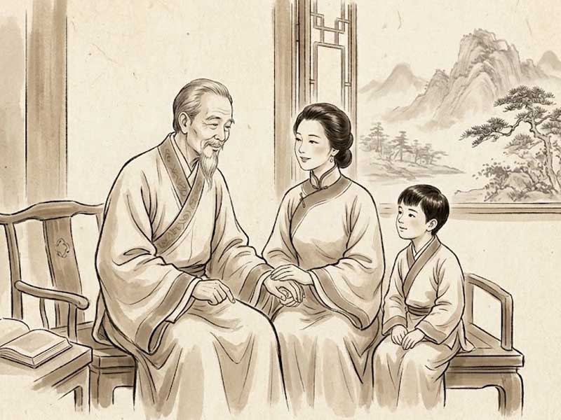 Người có sao Hồng Loan cung Phụ Mẫu chỉ cha mẹ thanh lịch, chung sống hòa hợp