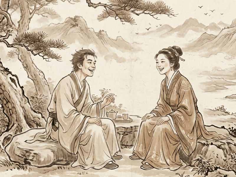 Cự Môn cung Phu Thê cùng Cát Tinh