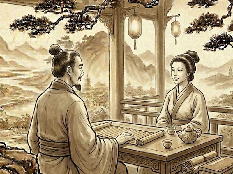 Thiên Cơ đi cùng Cát Tinh tại cung Phu Thê