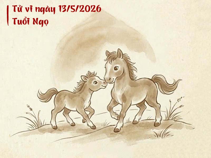 Tử vi ngày 13/5/2026 tuổi Ngọ