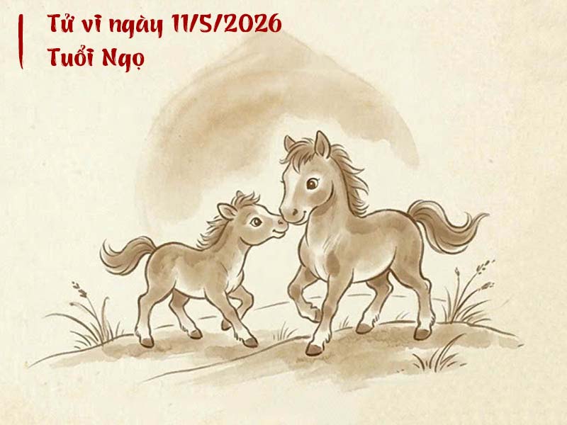 tử vi 12 con giáp ngày 11/5/2026 tuổi Ngọ