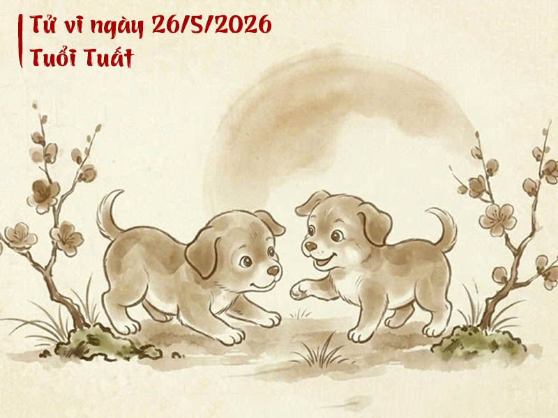 tử vi ngày 26/5/2026 tuổi tuất