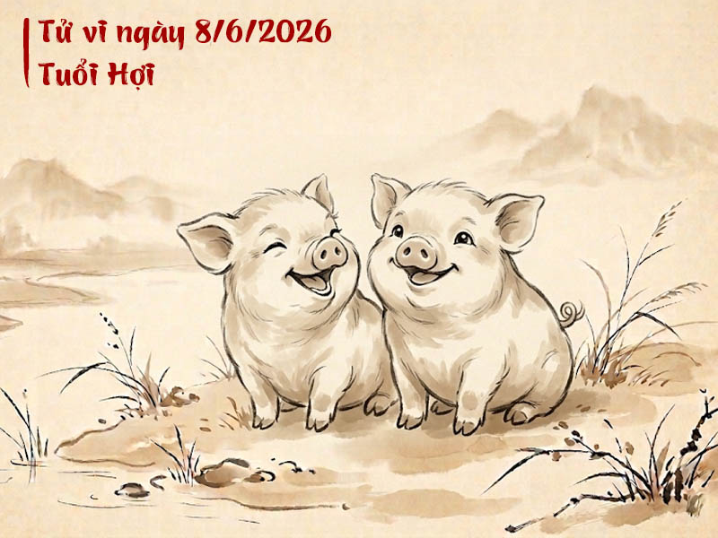 tử vi ngày 8/6/2026 tuổi hợi