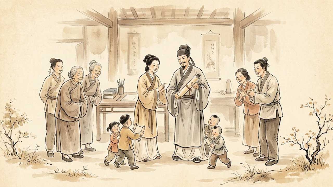 Sao Phong Cáo cung Phụ Mẫu chủ sự cha mẹ học rộng tài cao, gia tộc hiển hách