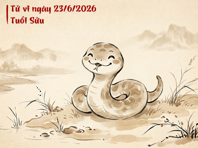 Tử vi ngày 23/6/2026 tuổi Tỵ