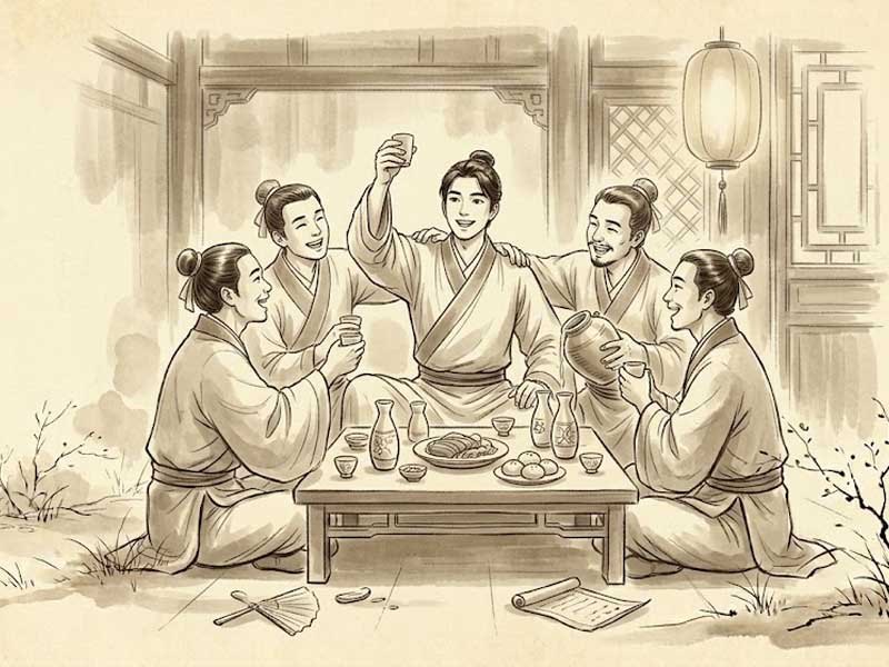 Cung Thiên Di hiện diện Mộc Dục, Tham Lang