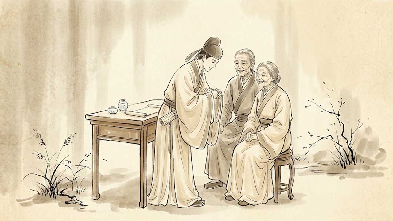 Sao Thiên Quan cung Tử Tức chủ sự sinh con hiếu thảo, hậu vận an nhàn