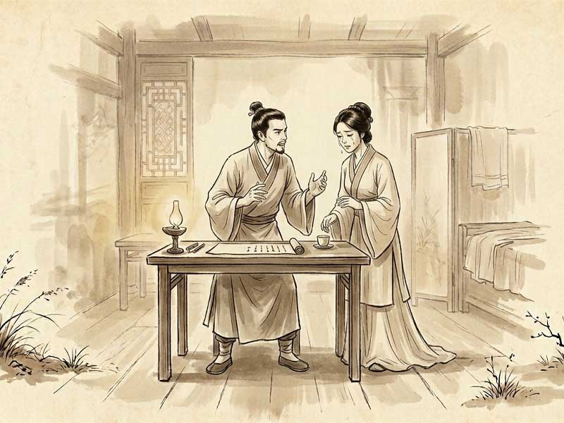 Thái Dương gặp Sát Bại Tinh tại Phu Thê