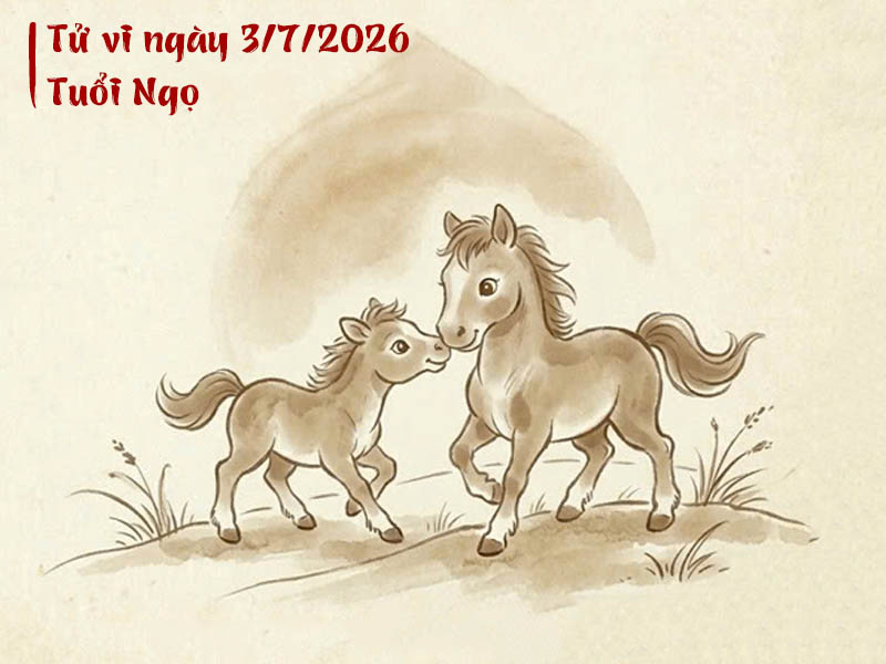 Tử vi ngày 3/7/2026 tuổi Ngọ