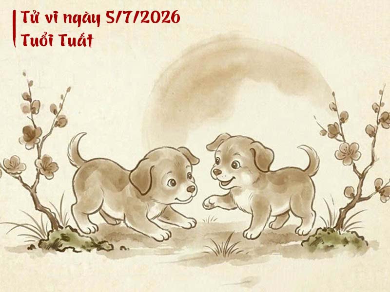 tử vi tuổi tuất ngày 5-7
