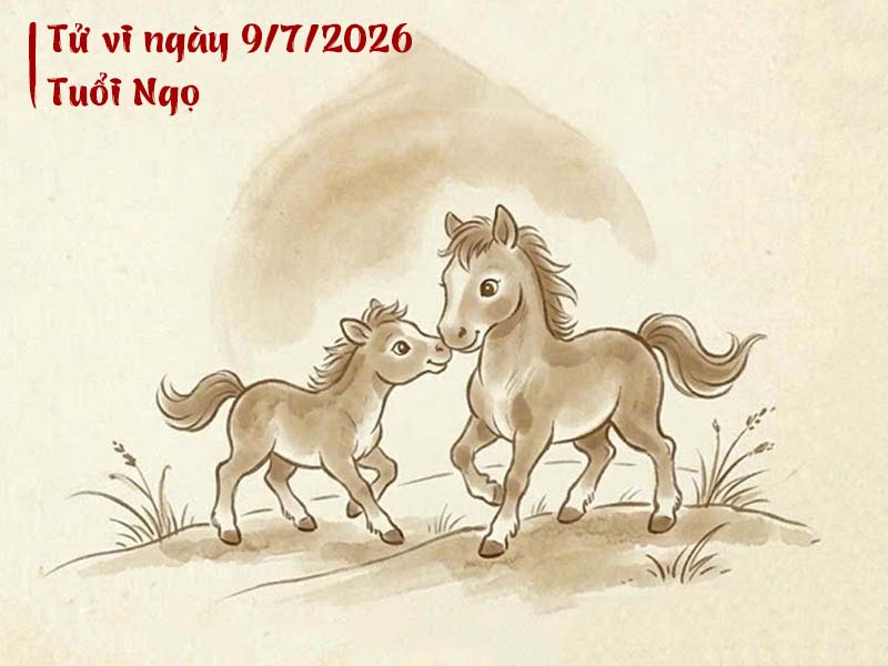 Tử vi ngày 9/7/2026 tuổi  ngọ