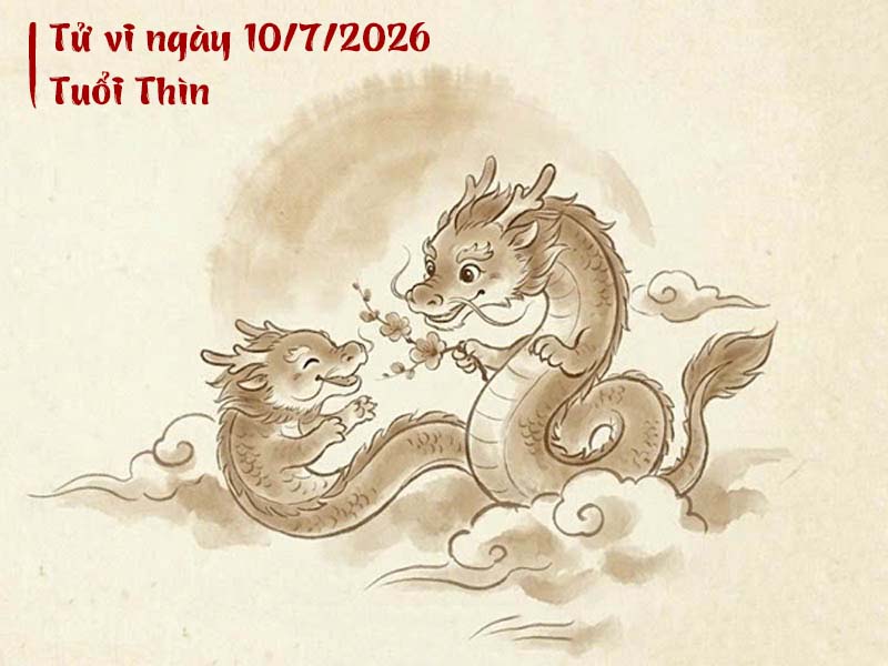 Tử vi ngày 10/7/2026 tuổi Thìn