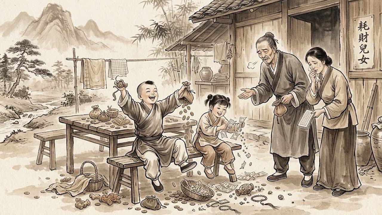 Sao Đại Hao Cung Tử Tức ám chỉ hao tâm tổn sức vì con cái phá tài
