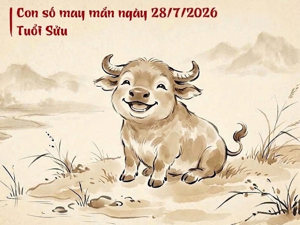 Kích hoạt con số tử vi cát lành ngày 28/7/2026 dành riêng cho tuổi Sửu