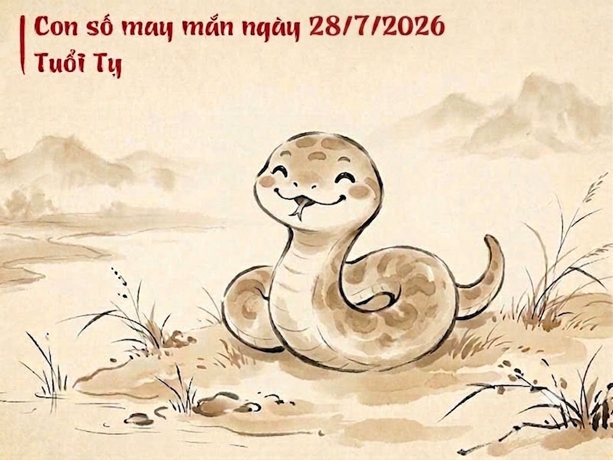 Kích hoạt con số tử vi cát lành ngày 28/7/2026 dành riêng cho tuổi Tỵ