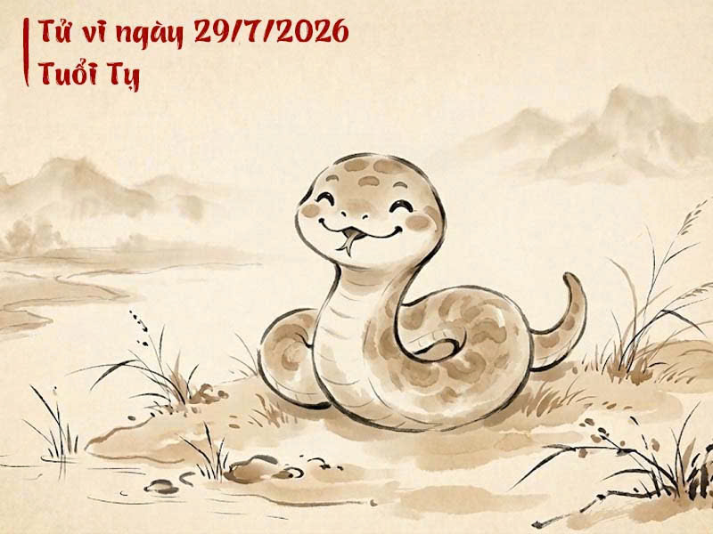 Tử vi ngày 29/7/2026 tuổi tỵ