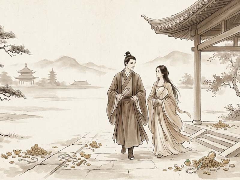 Cung Phu Thê có Thiên Thọ và Tuần Triệt chủ sự vượt qua trắc trở để hàn gắn bình yên